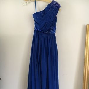 Blue gown